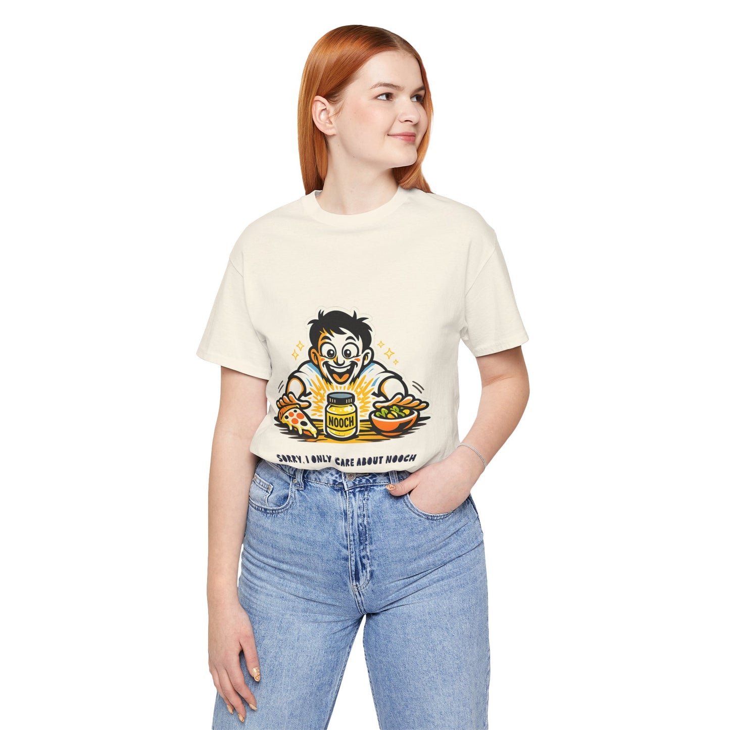 Must Have Nooch Tee — "Sorry I Only Care About Nooch" Vegan Nutritional Yeast Shirt