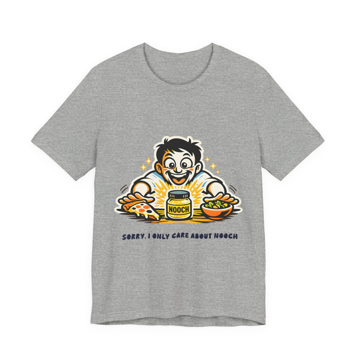 Must Have Nooch Tee — "Sorry I Only Care About Nooch" Vegan Nutritional Yeast Shirt