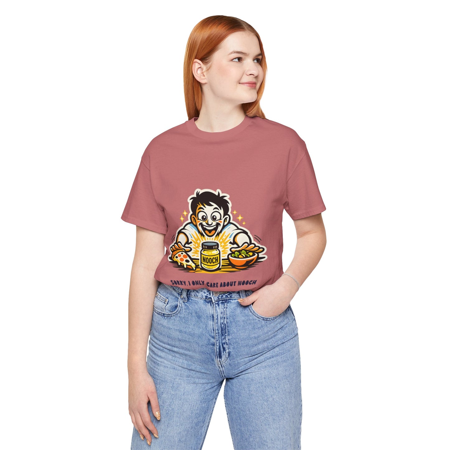 Must Have Nooch Tee — "Sorry I Only Care About Nooch" Vegan Nutritional Yeast Shirt